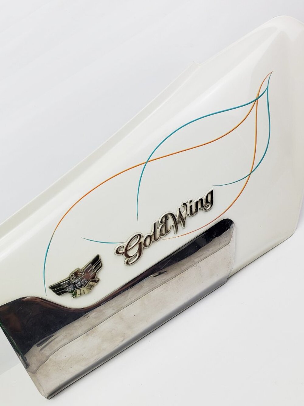 1988-2000 Honda Goldwing GL1500 Right Side Cover Panel White OEM (Read Descr.)